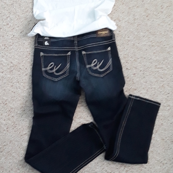 Jeans by Expess Brand New dark blue wash skinny - Picture 5 of 7